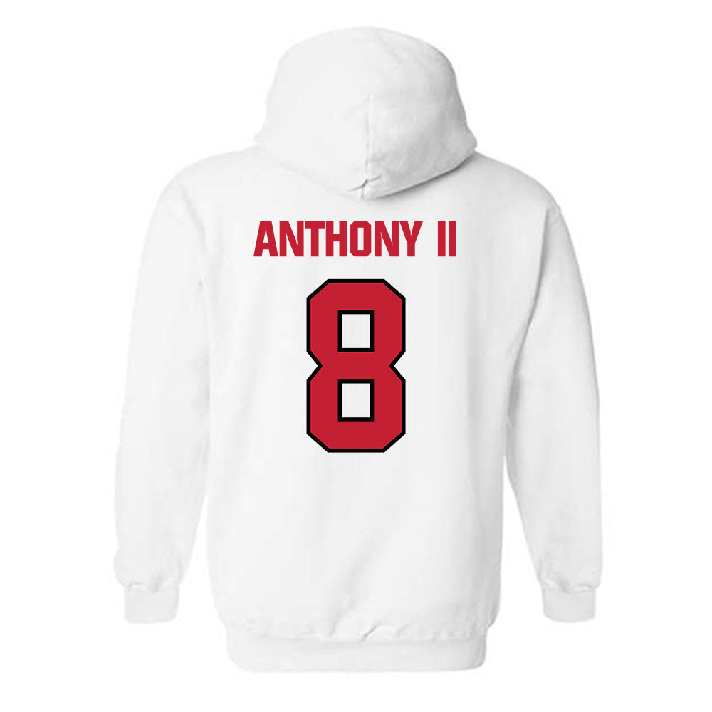 Wisconsin - NCAA Football : Vinny Anthony II - Sports Shersey Hooded Sweatshirt-1
