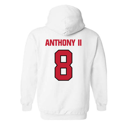 Wisconsin - NCAA Football : Vinny Anthony II - Sports Shersey Hooded Sweatshirt-1