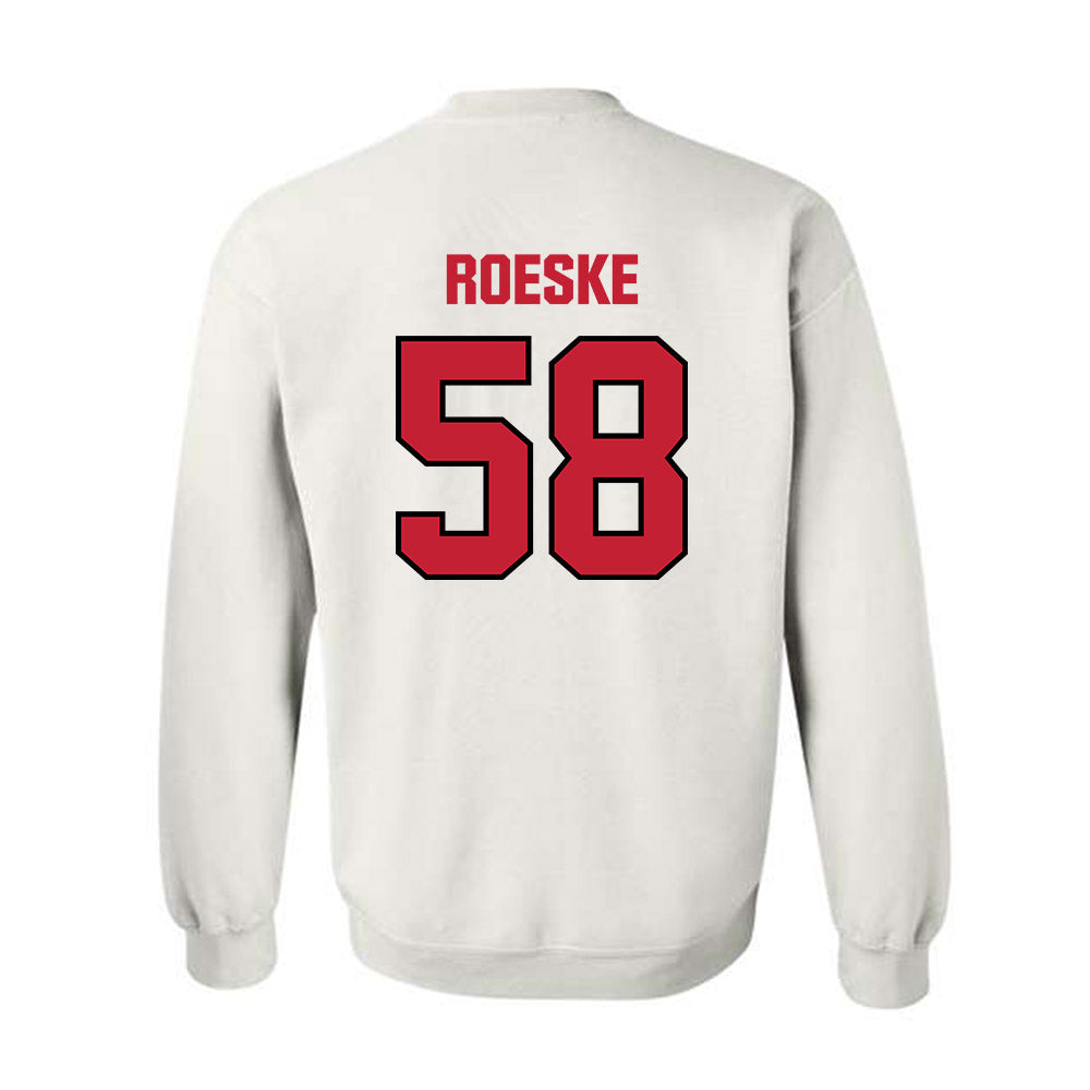 Wisconsin - NCAA Football : Michael Roeske - Sports Shersey Crewneck Sweatshirt-1