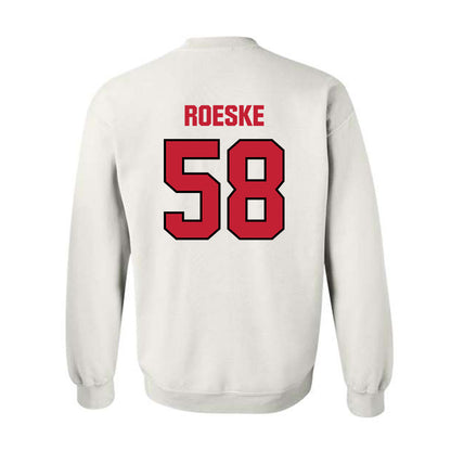 Wisconsin - NCAA Football : Michael Roeske - Sports Shersey Crewneck Sweatshirt-1