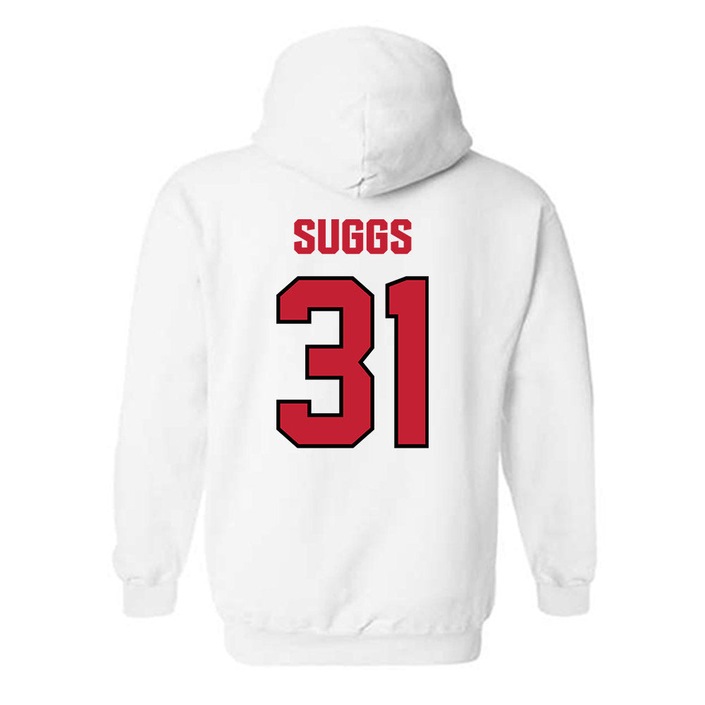 Wisconsin - NCAA Football : Jay'viar Suggs - Sports Shersey Hooded Sweatshirt-1