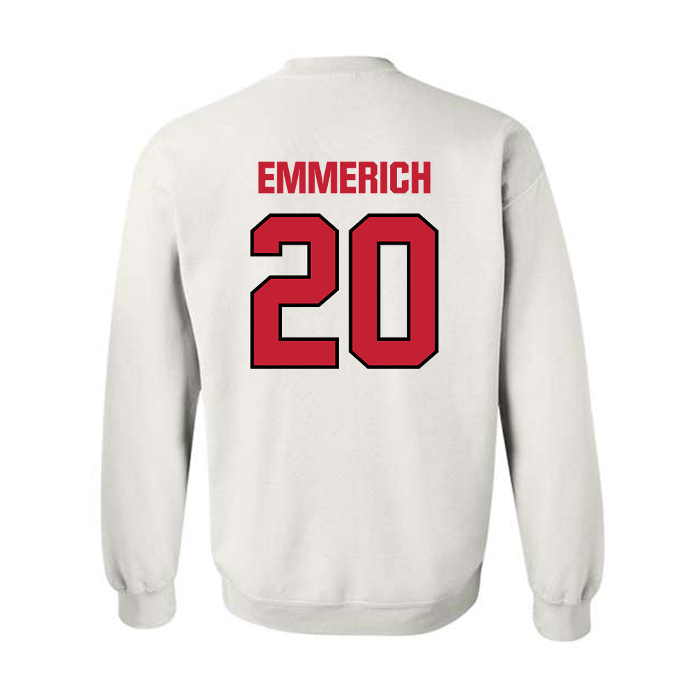 Wisconsin - NCAA Football : Luke Emmerich - Sports Shersey Crewneck Sweatshirt-1
