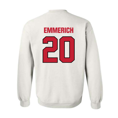 Wisconsin - NCAA Football : Luke Emmerich - Sports Shersey Crewneck Sweatshirt-1
