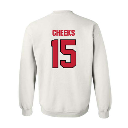 Wisconsin - NCAA Football : Sebastian Cheeks - Sports Shersey Crewneck Sweatshirt-1