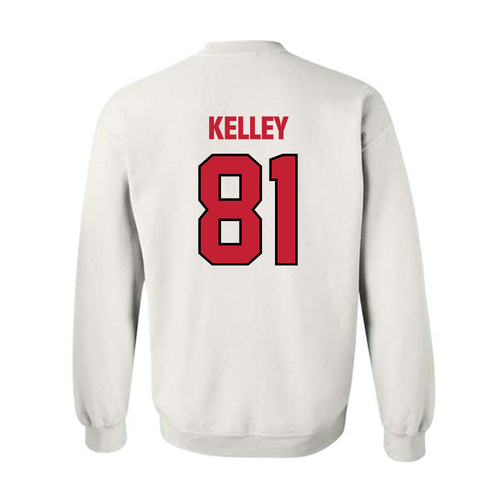 Wisconsin - NCAA Football : Mason Kelley - Sports Shersey Crewneck Sweatshirt-1