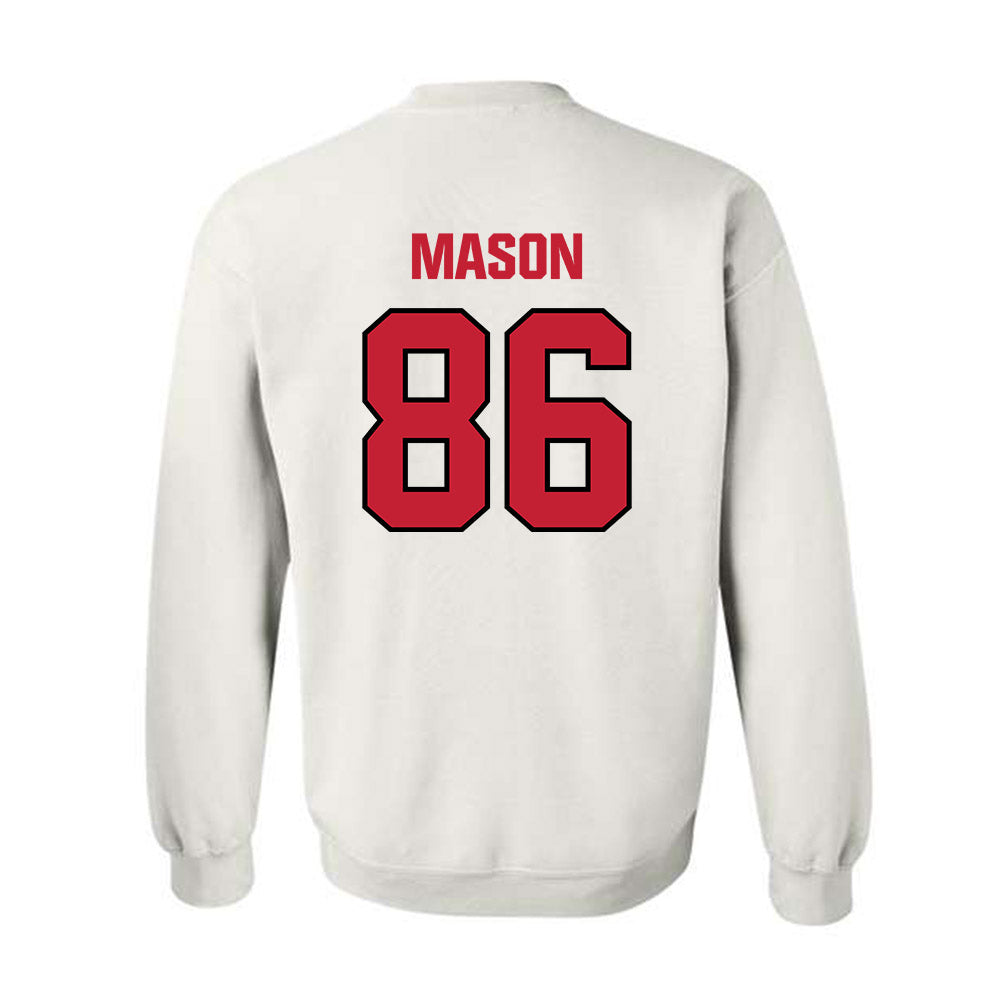Wisconsin - NCAA Football : Lance Mason - Sports Shersey Crewneck Sweatshirt-1