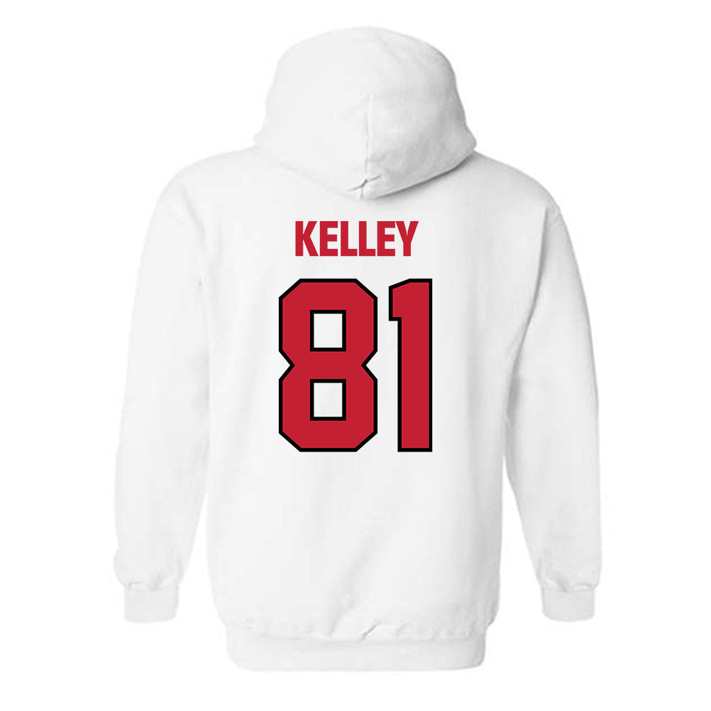 Wisconsin - NCAA Football : Mason Kelley - Sports Shersey Hooded Sweatshirt-1