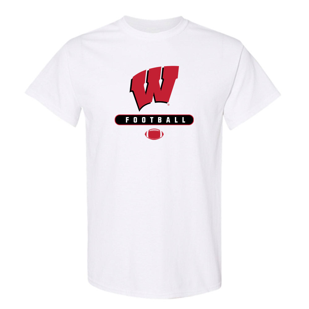 Wisconsin - NCAA Football : Jackson Acker - Sports Shersey T-Shirt-0