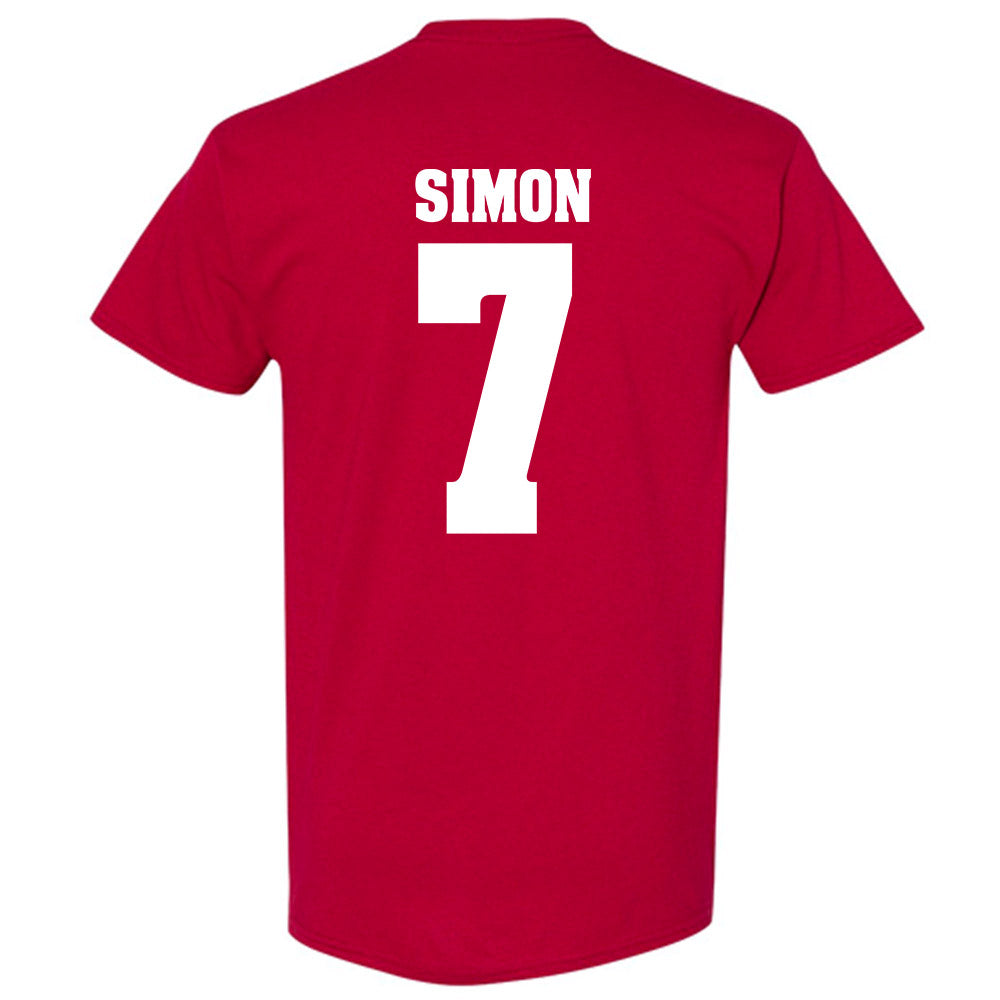 Wisconsin - NCAA Women's Volleyball : Kristen Simon - Sports Shersey T-Shirt-1
