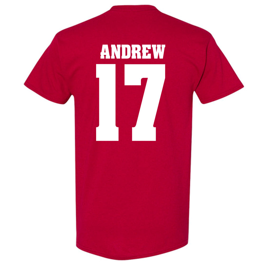Wisconsin - NCAA Women's Volleyball : Alicia Andrew - Sports Shersey T-Shirt-1