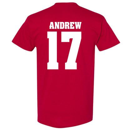 Wisconsin - NCAA Women's Volleyball : Alicia Andrew - Sports Shersey T-Shirt-1