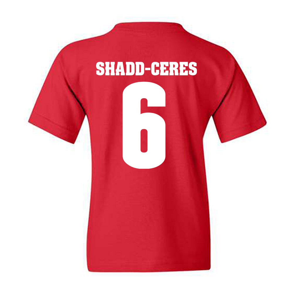 Wisconsin - NCAA Women's Volleyball : Trinity Shadd-Ceres - Sports Shersey Youth T-Shirt-1