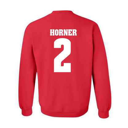 Wisconsin - NCAA Women's Volleyball : Addison Horner - Sports Shersey Crewneck Sweatshirt-1