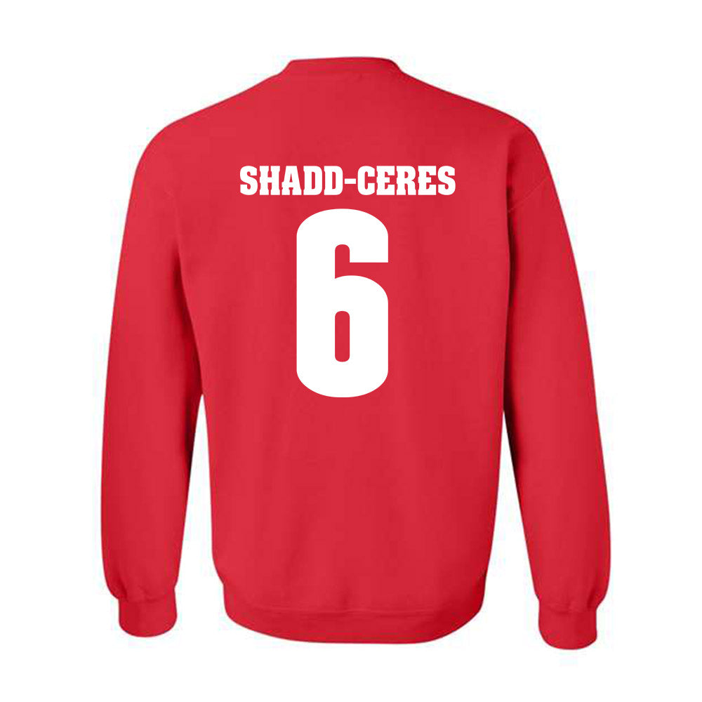 Wisconsin - NCAA Women's Volleyball : Trinity Shadd-Ceres - Sports Shersey Crewneck Sweatshirt-1