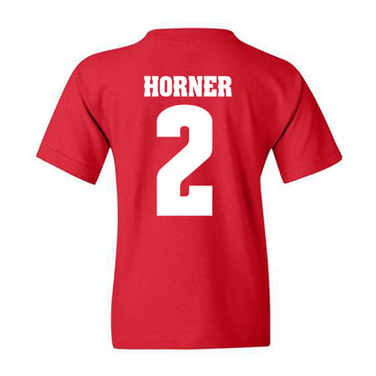 Wisconsin - NCAA Women's Volleyball : Addison Horner - Sports Shersey Youth T-Shirt-1