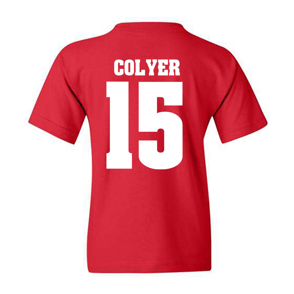 Wisconsin - NCAA Women's Volleyball : Mimi Colyer - Sports Shersey Youth T-Shirt-1