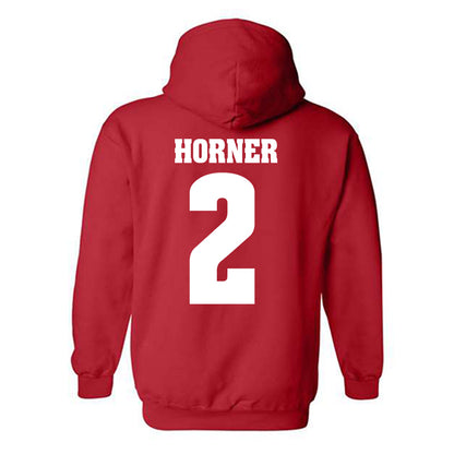 Wisconsin - NCAA Women's Volleyball : Addison Horner - Sports Shersey Hooded Sweatshirt-1