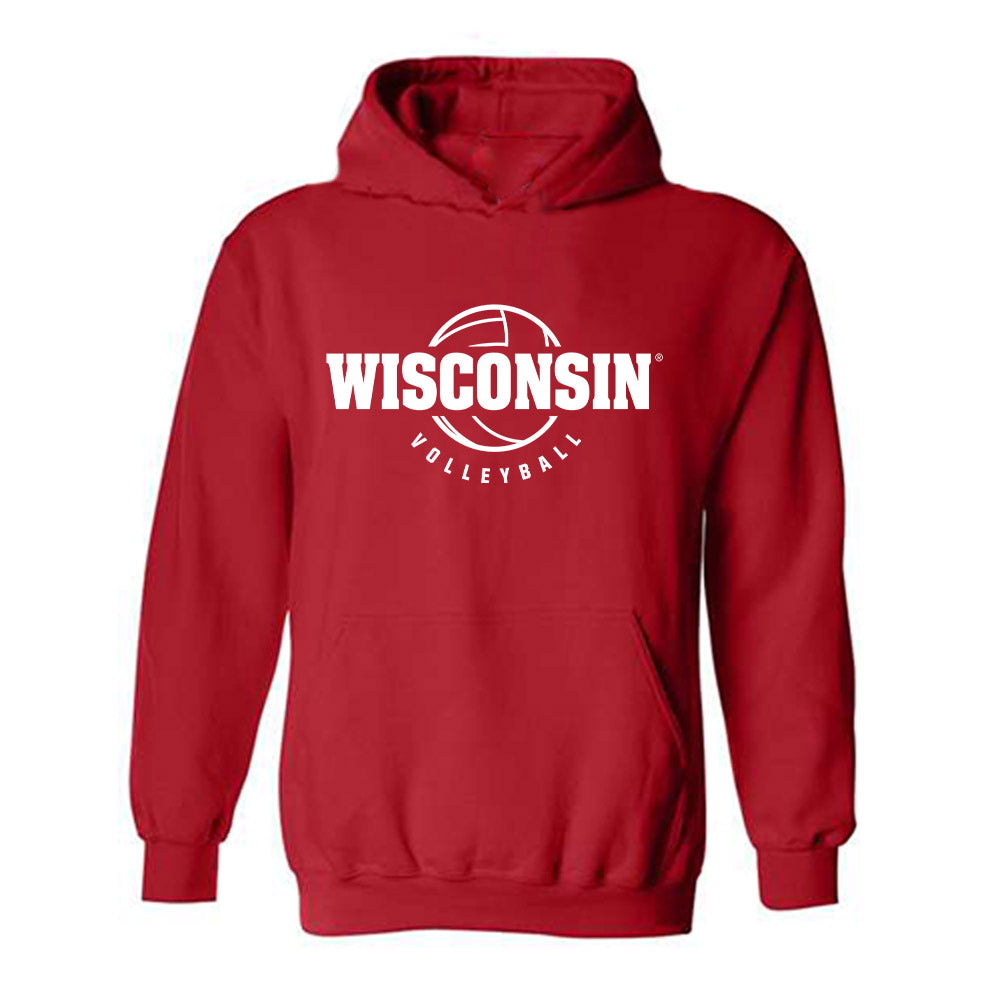 Wisconsin - NCAA Women's Volleyball : Addison Horner - Sports Shersey Hooded Sweatshirt-0