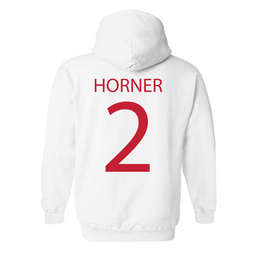 Wisconsin - NCAA Women's Volleyball : Addison Horner - Sports Shersey Hooded Sweatshirt-1