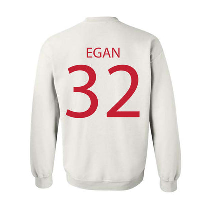 Wisconsin - NCAA Women's Volleyball : Grace Egan - Sports Shersey Crewneck Sweatshirt-1