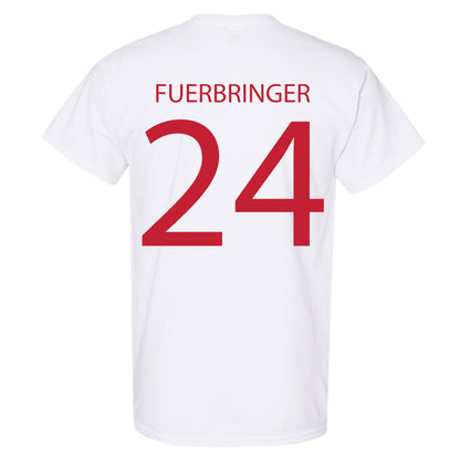 Wisconsin - NCAA Women's Volleyball : Charlie Fuerbringer - Sports Shersey T-Shirt-1
