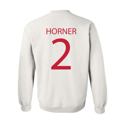 Wisconsin - NCAA Women's Volleyball : Addy Horner - Sports Shersey Crewneck Sweatshirt-1