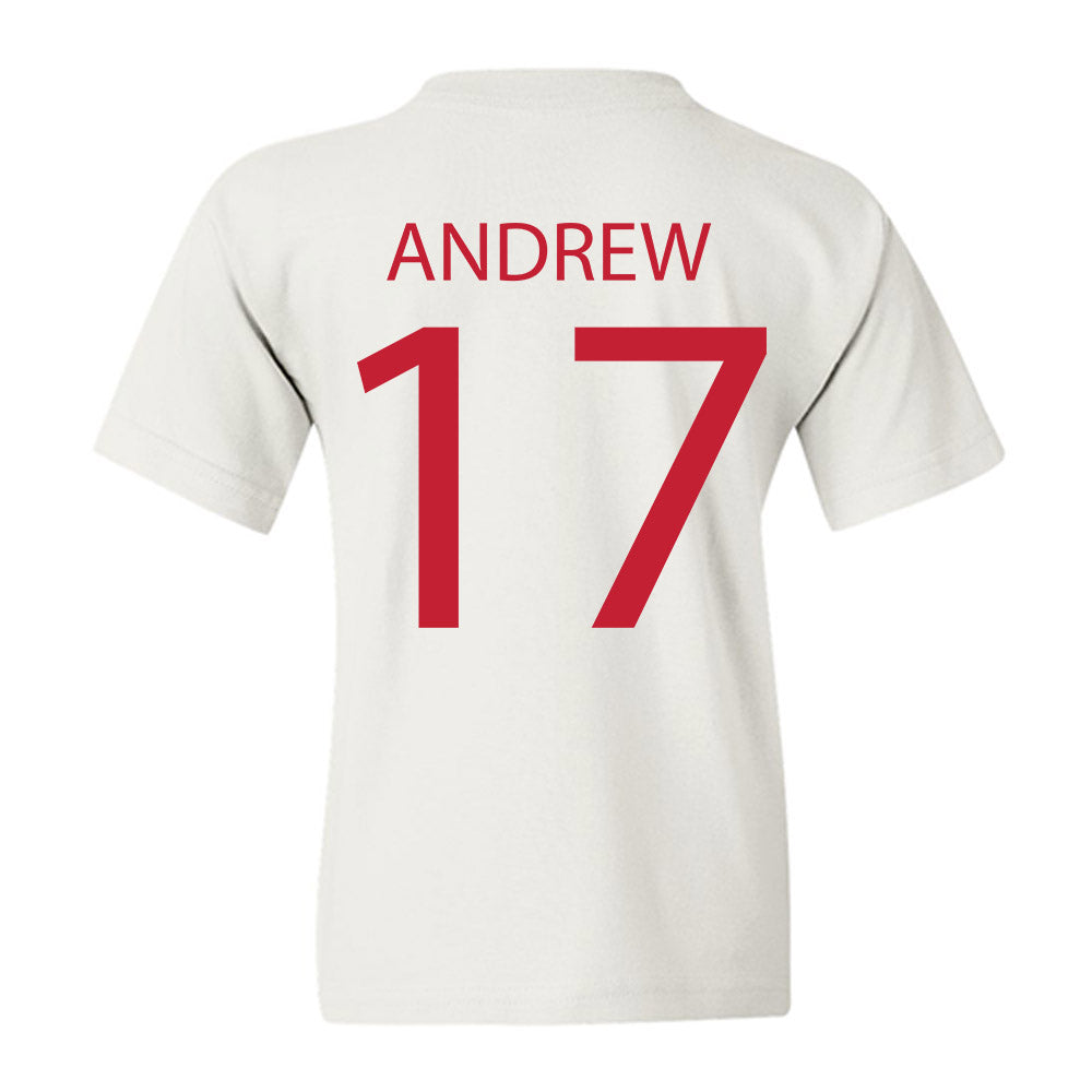 Wisconsin - NCAA Women's Volleyball : Alicia Andrew - Sports Shersey Youth T-Shirt-1