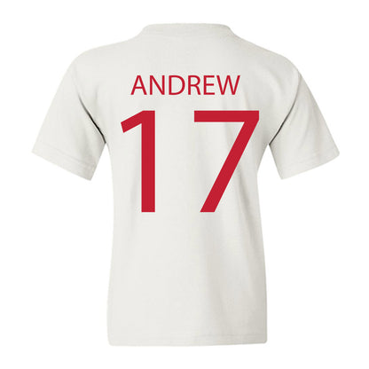 Wisconsin - NCAA Women's Volleyball : Alicia Andrew - Sports Shersey Youth T-Shirt-1