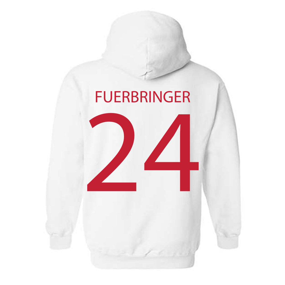 Wisconsin - NCAA Women's Volleyball : Charlie Fuerbringer - Sports Shersey Hooded Sweatshirt-1