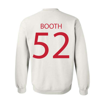 Wisconsin - NCAA Women's Volleyball : Carter Booth - Sports Shersey Crewneck Sweatshirt-1
