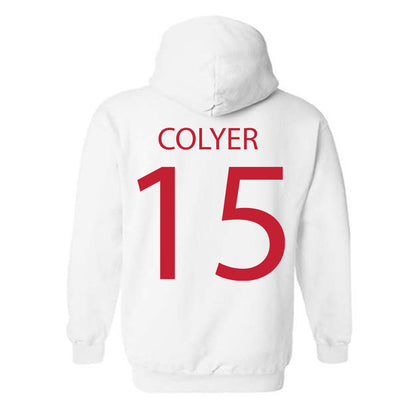 Wisconsin - NCAA Women's Volleyball : Mimi Colyer - Sports Shersey Hooded Sweatshirt-1