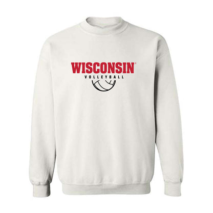 Wisconsin - NCAA Women's Volleyball : Kristen Simon - Sports Shersey Crewneck Sweatshirt-0