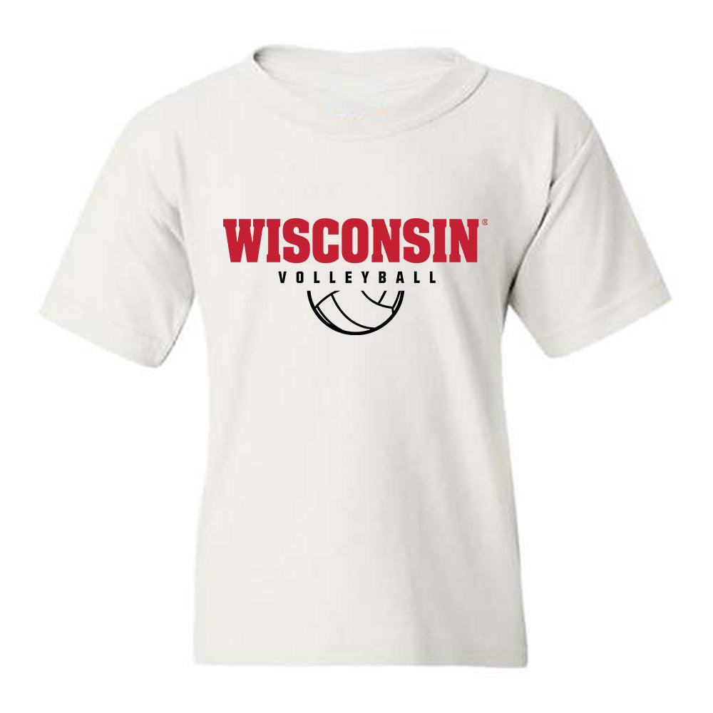Wisconsin - NCAA Women's Volleyball : Grace Egan - Sports Shersey Youth T-Shirt-0