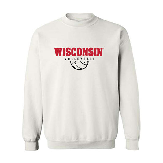 Wisconsin - NCAA Women's Volleyball : Carter Booth - Sports Shersey Crewneck Sweatshirt-0