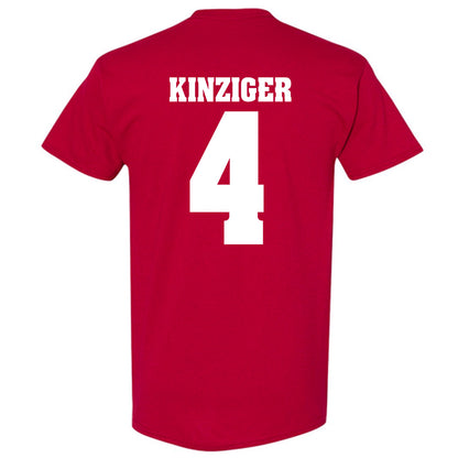 Wisconsin - NCAA Men's Basketball : Zach Kinziger - Sports Shersey T-Shirt-1