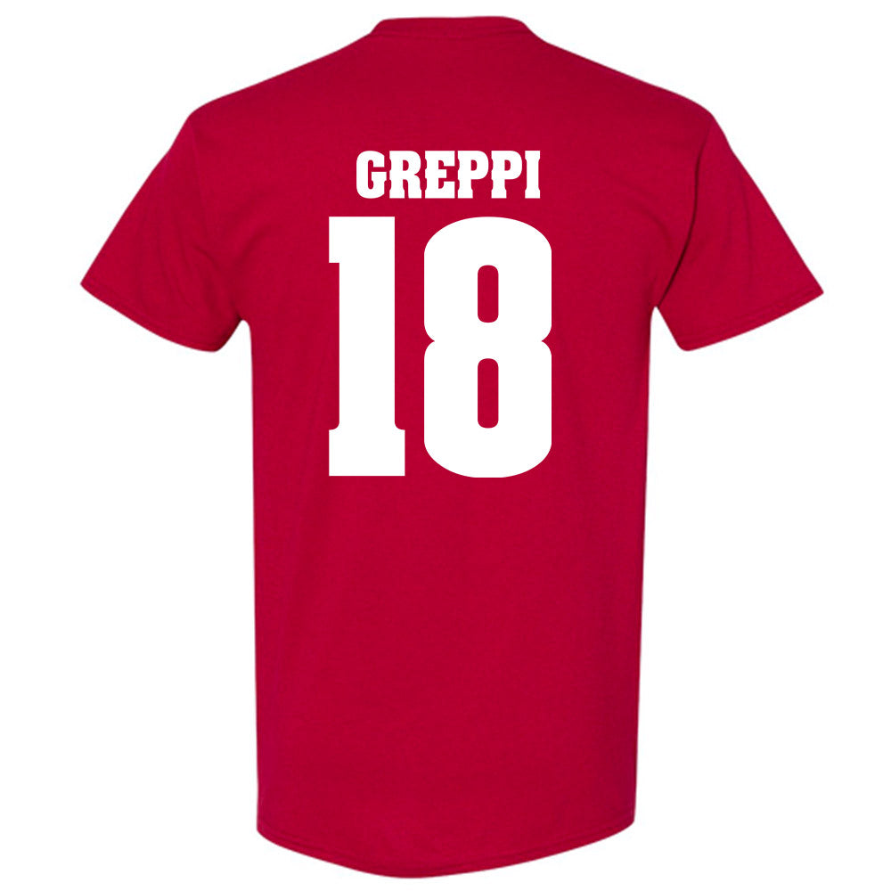 Wisconsin - NCAA Men's Basketball : Riccardo Greppi - Sports Shersey T-Shirt-1