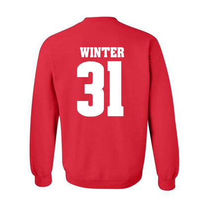 Wisconsin - NCAA Men's Basketball : Nolan Winter - Sports Shersey Crewneck Sweatshirt-1