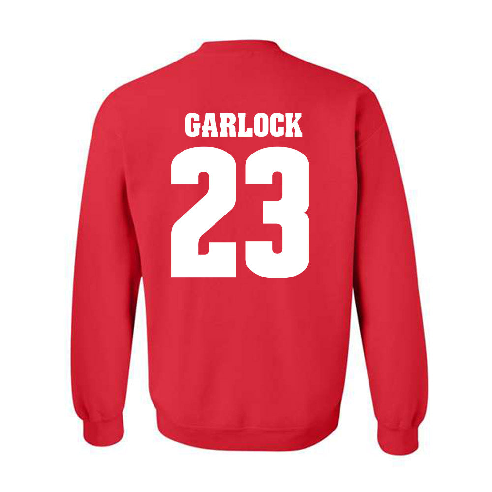 Wisconsin - NCAA Men's Basketball : Will Garlock - Sports Shersey Crewneck Sweatshirt-1