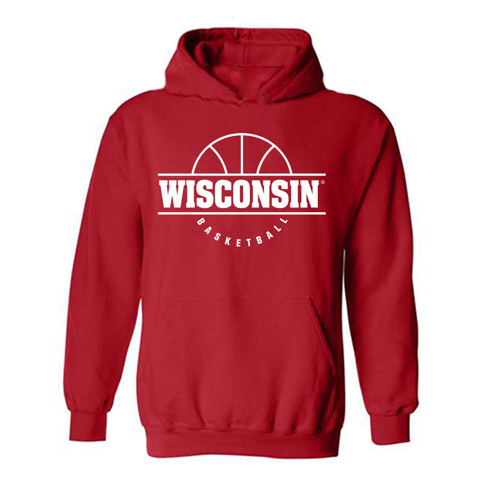 Wisconsin - NCAA Men's Basketball : Jack Robison - Sports Shersey Hooded Sweatshirt-0