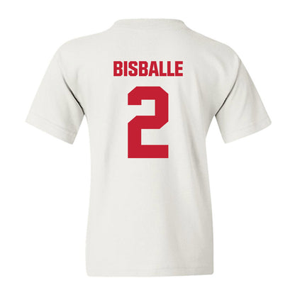 Wisconsin - NCAA Women's Basketball : Alie Bisballe - Sports Shersey Youth T-Shirt-1