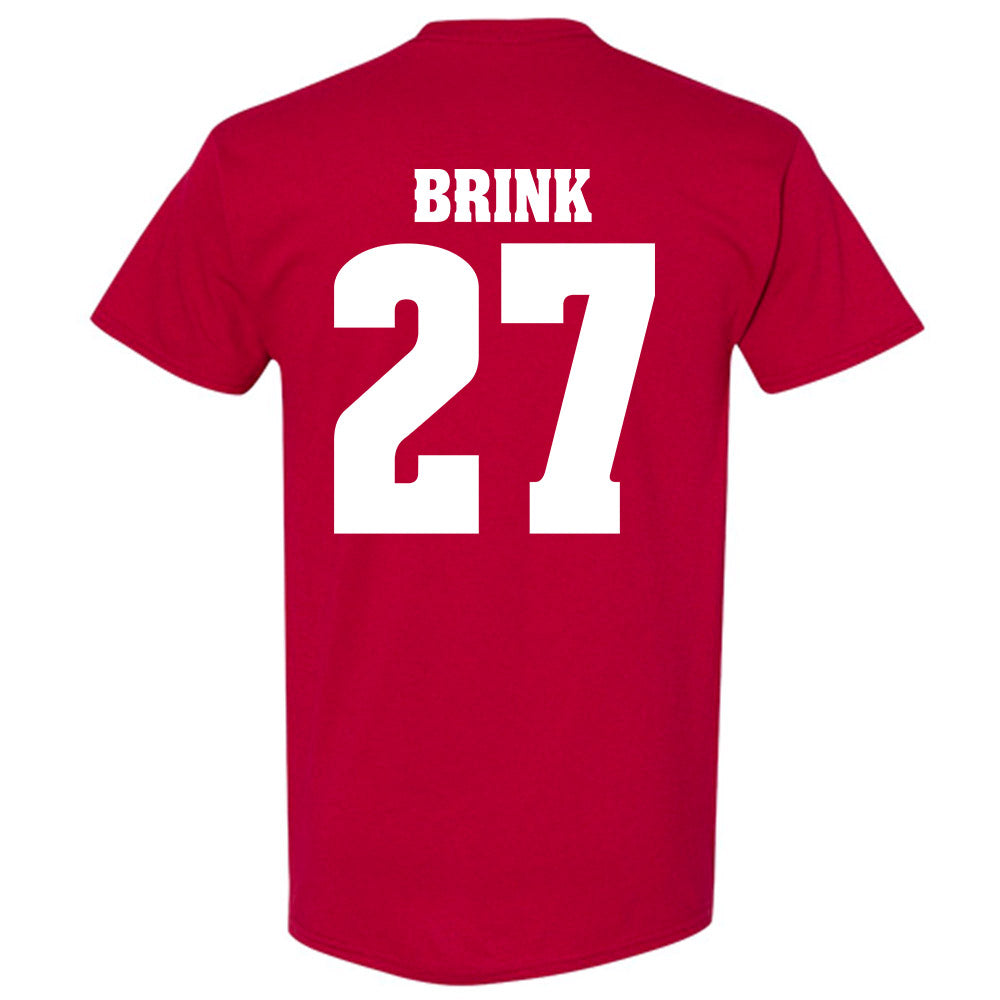 Wisconsin - NCAA Men's Ice Hockey : Finn Brink - Sports Shersey T-Shirt-1