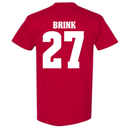 Wisconsin - NCAA Men's Ice Hockey : Finn Brink - Sports Shersey T-Shirt-1