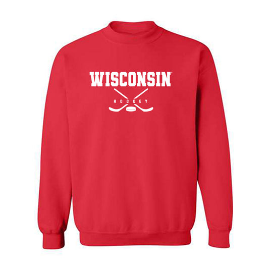 Wisconsin - NCAA Men's Ice Hockey : Jack Horbach - Sports Shersey Crewneck Sweatshirt-0