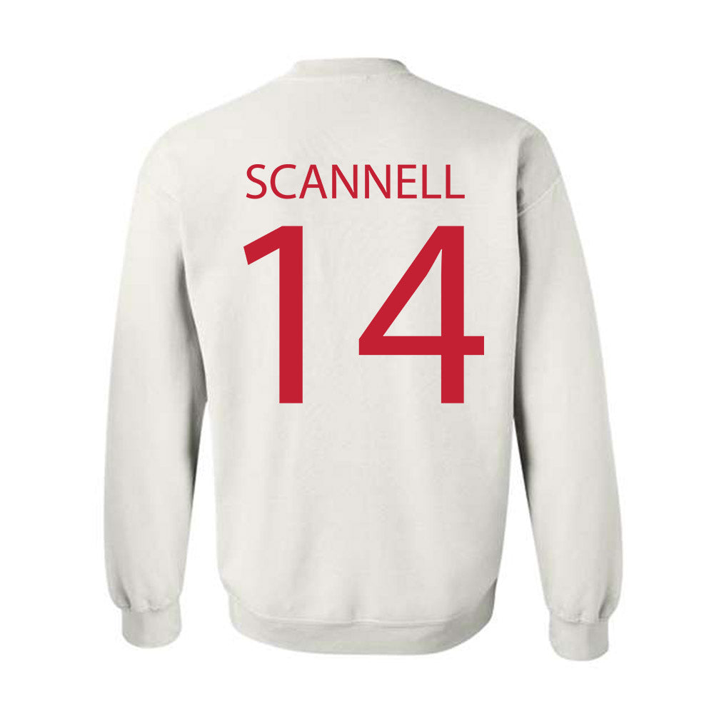Wisconsin - NCAA Women's Ice Hockey : Maggie Scannell - Sports Shersey Crewneck Sweatshirt-1
