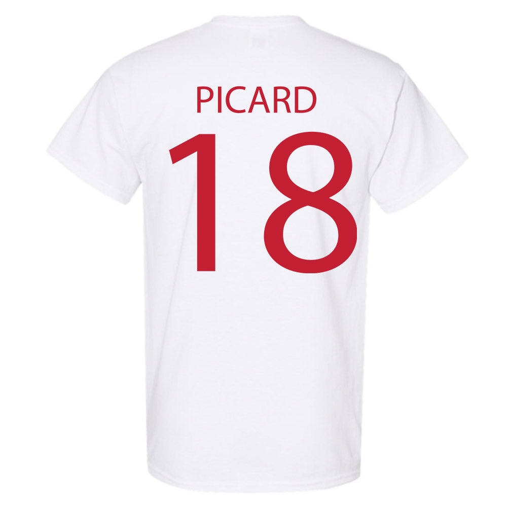 Wisconsin - NCAA Women's Ice Hockey : Marianne Picard - Sports Shersey T-Shirt-1