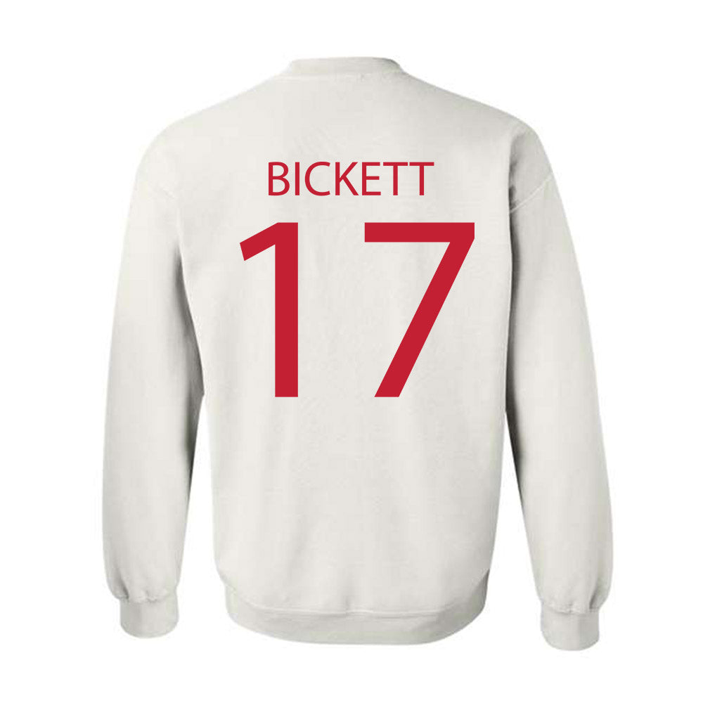 Wisconsin - NCAA Women's Ice Hockey : Grace Bickett - Sports Shersey Crewneck Sweatshirt-1