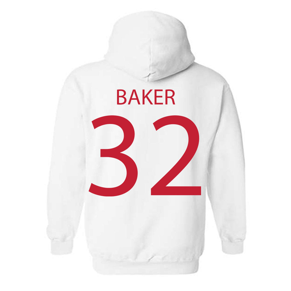 Wisconsin - NCAA Women's Ice Hockey : Chloe Baker - Sports Shersey Hooded Sweatshirt-1