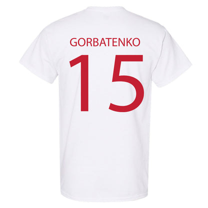 Wisconsin - NCAA Women's Ice Hockey : Nicole Gorbatenko - Sports Shersey T-Shirt-1