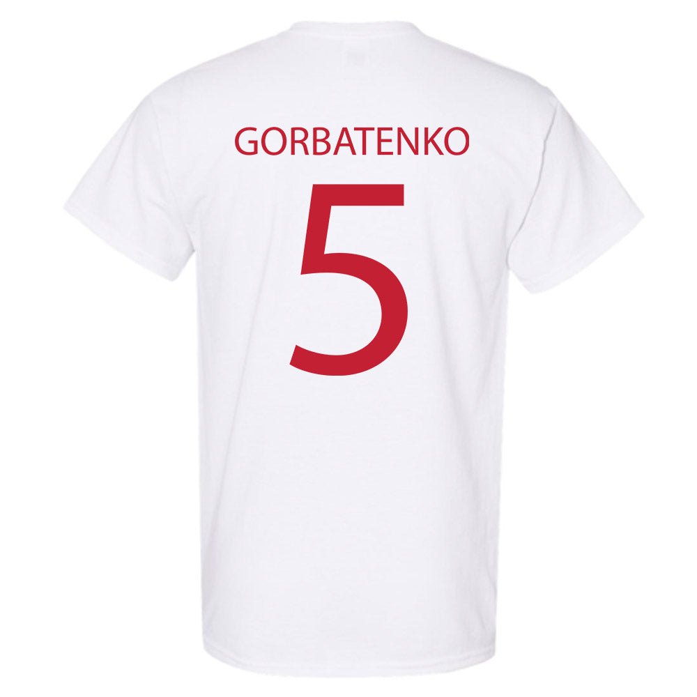 Wisconsin - NCAA Women's Ice Hockey : Rachel Gorbatenko - Sports Shersey T-Shirt-1