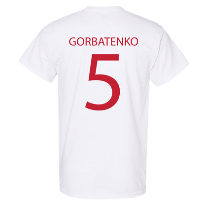 Wisconsin - NCAA Women's Ice Hockey : Rachel Gorbatenko - Sports Shersey T-Shirt-1